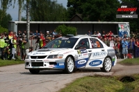 Josef Ptl - Ji Volf, Mitsubishi Lancer Evo 9 - Rally Krkonoe 2010