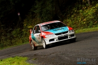 Miroslav Jake - Jaroslav Novk, Mitsubishi Lancer Evo IX R4 - Rally Jesenky 2013