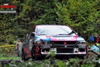 Martin Hudec - Ji ernoch (Mitsubishi Lancer Evo IX) - AZ Pneu Rally Jesenky 2011