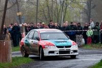 Miroslav Jake - Jaroslav Novk (Mitsubishi Lancer Evo IX) - Galaxy GRS Rally Luick Hory 2013