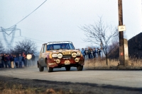 Leo Pavlk - Frantiek imek, Renault 5 Alpine - Rallye umava 1983 (foto: archiv JZD Sluovice)