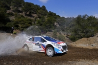 Craig Breen - Scott Martin, Peugeot 208 T16 - Rally Acropolis 2014