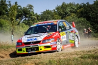 Martin Bezk - Marek Omelka (Mitsubishi Lancer Evo IX), Barum Czech Rally Zln 2017