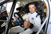Bryan Bouffier pi testu vozu Hyundai i20 WRC