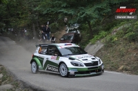 Jan Kopeck - Pavel Dresler (koda Fabia S2000) - Rallye Sanremo 2012