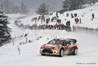 Mikko Hirvonen - Jarmo Lehtinen, Citroen DS3 WRC - Rallye Monte Carlo 2013