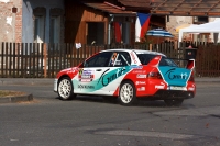 Miroslav Jake - Jaroslav Novk, Mitsubishi Lancer Evo IX - Rally Kostelec 2013