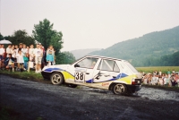 Daniel Fottera - Jiří Malčík (Škoda Favorit 136 L) - Barum Rally 1995