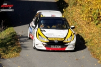Martin Vlek - Richard Lasevi, Peugeot  206 S1600 - PSG-Partr Rally Vsetn 2012