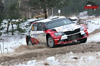 Antonn Tlusk - Ivo Vybral (koda Fabia R5) - Halls Winter Rally 2017