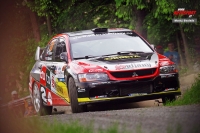 Jan Skora - Martina kardov (Mitsubishi Lancer Evo IX R4) - Autogames Rallysprint Kopn 2012