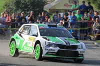 Jan Kopeck - Pavel Dresler, koda Fabia R5 -  Barum CZech Rally Zln 2015 ; foto: D.Benych