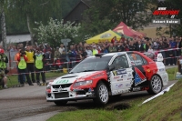 Martin Bujek - Marek Omelka (Mitsubishi Lancer Evo IX) - Rally Krkonoe 2011