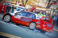 Antonn Tlusk - Jan kaloud (Mitsubishi Lancer WRC) - Autogames RallyShow Uhersk Brod 2011