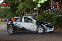 Karel Trnn - Vclav Pritzl (koda Fabia WRC) - Rally Bohemia 2012