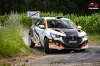 Ren Dohnal - Roman vec (Peugeot 208 Rally4) - Bohemia Drive Rally Pbram 2020