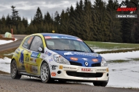 Josef Petk - Alena Beneov (Renault Clio R3) - Jnner Rallye 2014
