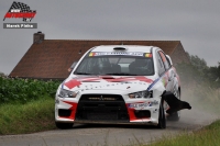 Jasper van den Heuvel - Martine Kolman (Mitsubishi Lancer Evo X R4) - Geko Ypres Rally 2011