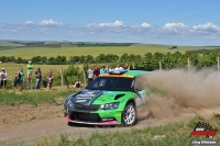 Vojtch tajf - Frantiek Rajnoha (koda Fabia R5) - Agrotec Petronas Syntium Rally Hustopee 2016