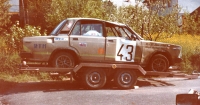igulk po havrii na Rallye umava 1987