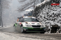 Sepp Wiegand - Frank Christian, koda Fabia S2000 - Rallye Monte Carlo 2012