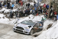 Elfyn Evans - Daniel Barritt (Ford Fiesta RS WRC) - Rallye Monte Carlo 2015