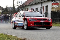 Martin Bezk - Marek Omelka (Mitsubishi Lancer WRC) - RallyShow Uhersk Brod 2012