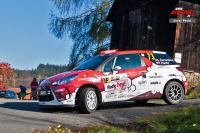 Lucie ervenkov - Tom Plach (Citron DS3 R1) - Partr Rally Vsetn 2013
