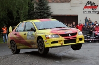Petr Hozk - Josef Radina (Mitsubishi Lancer Evo IX) - Rallye umava Klatovy 2014